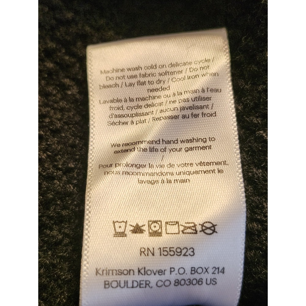 Title Nine Krimson & Klover Sweater Dress Womens Medium Dark Gray Merino Wool‎ - Picture 7 of 7